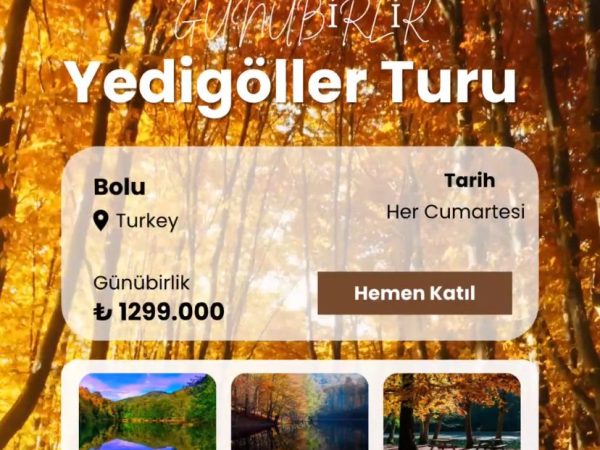 Serpme Kahvaltı Dahil Yedigöller Turu