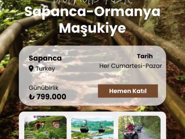 Serpme Kahvaltı Dahil Sapanca Turu